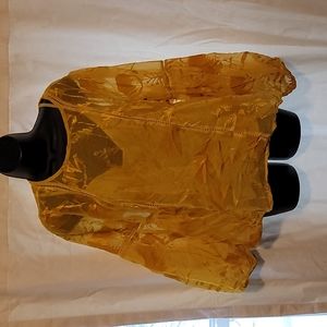 Beautiful goldenrod top from Meadow Rue